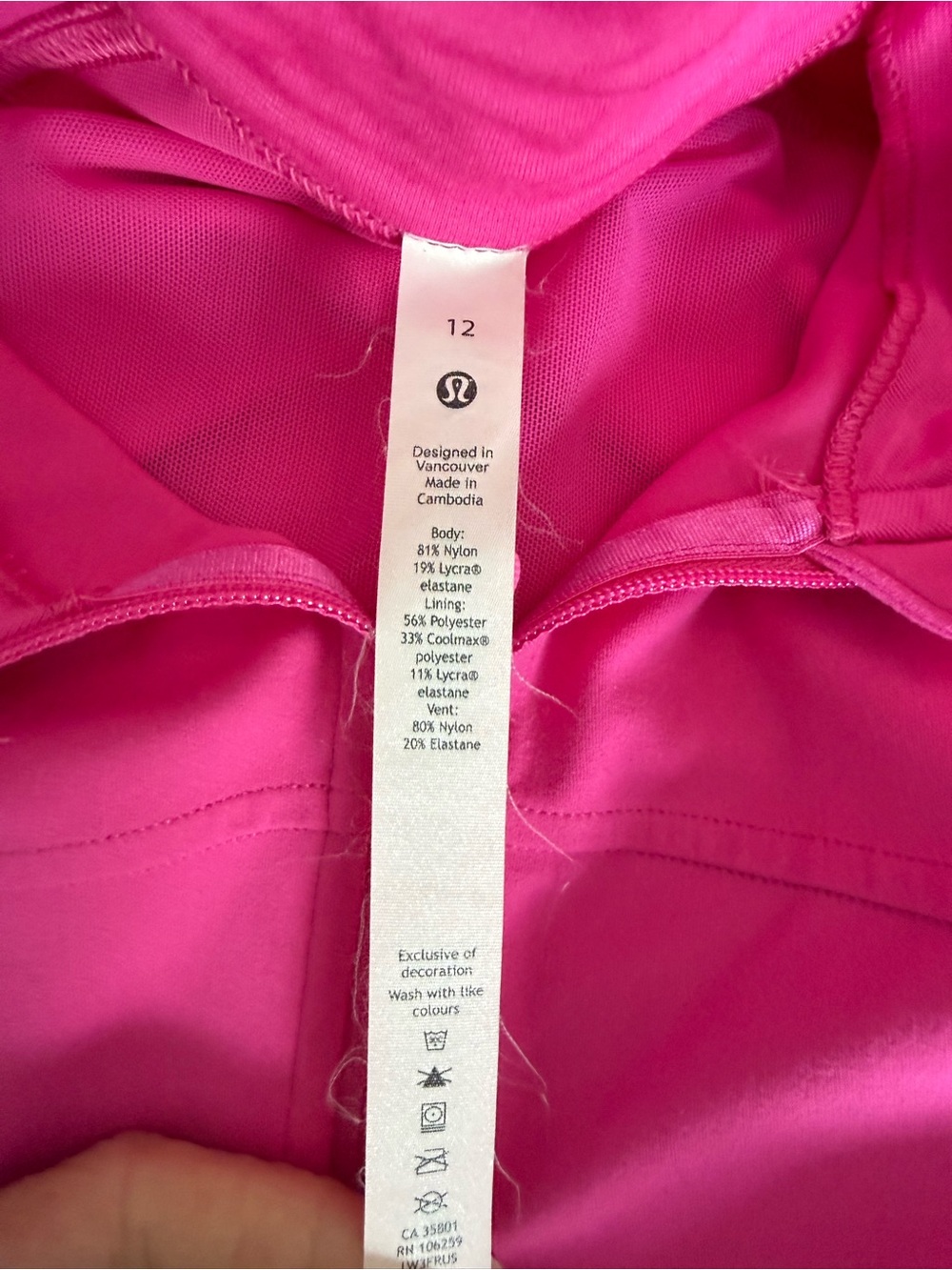 lululemon athletica Hot Pink Zip-Up Jacket - Picture 5 of 7